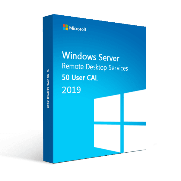 Windows Server 2019 RDS 50 User CAL Digital License